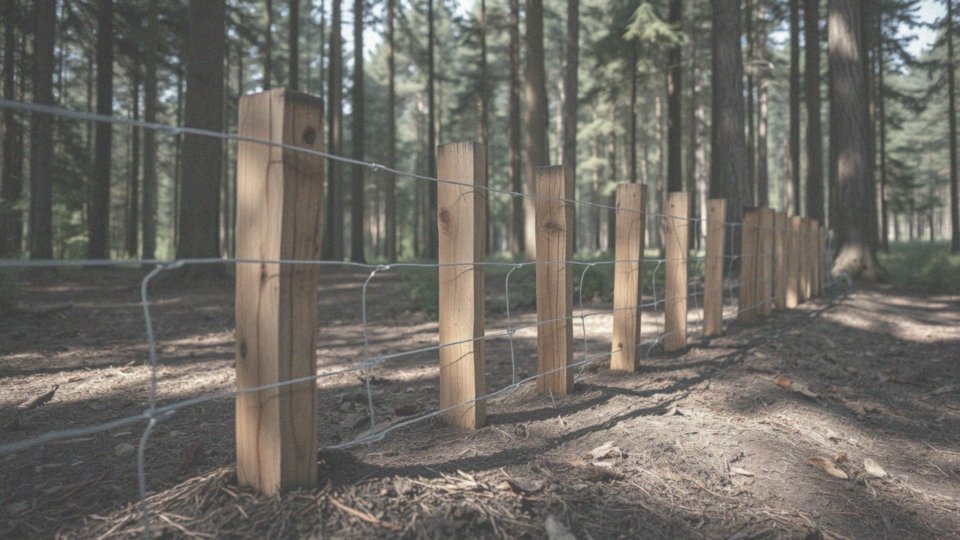 Jak dobrać odpowiedni materiał na słupki do siatki leśnej?