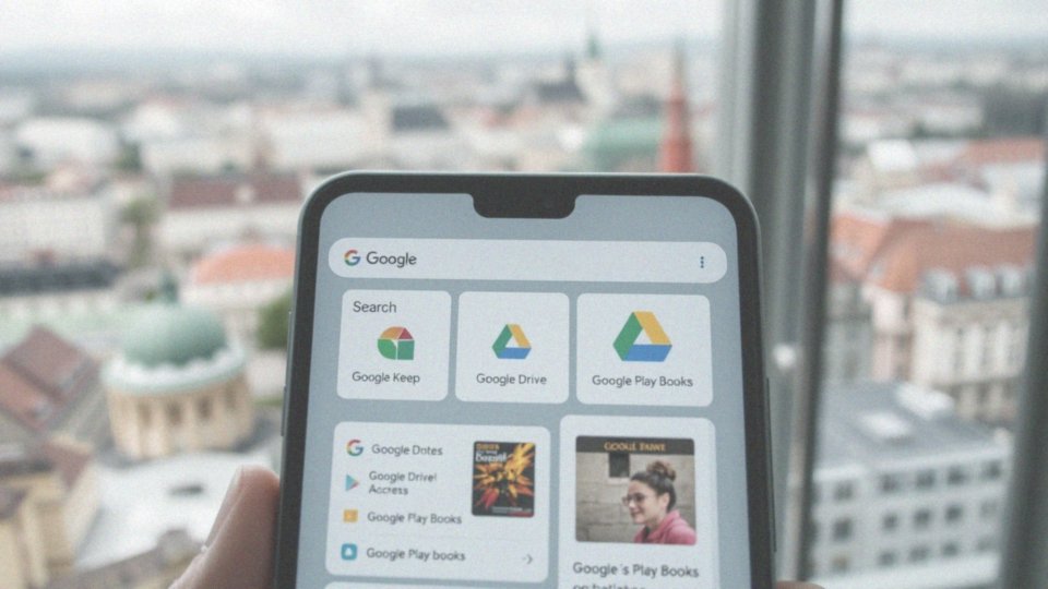 Jakie są funkcje widżetów aplikacji Google?