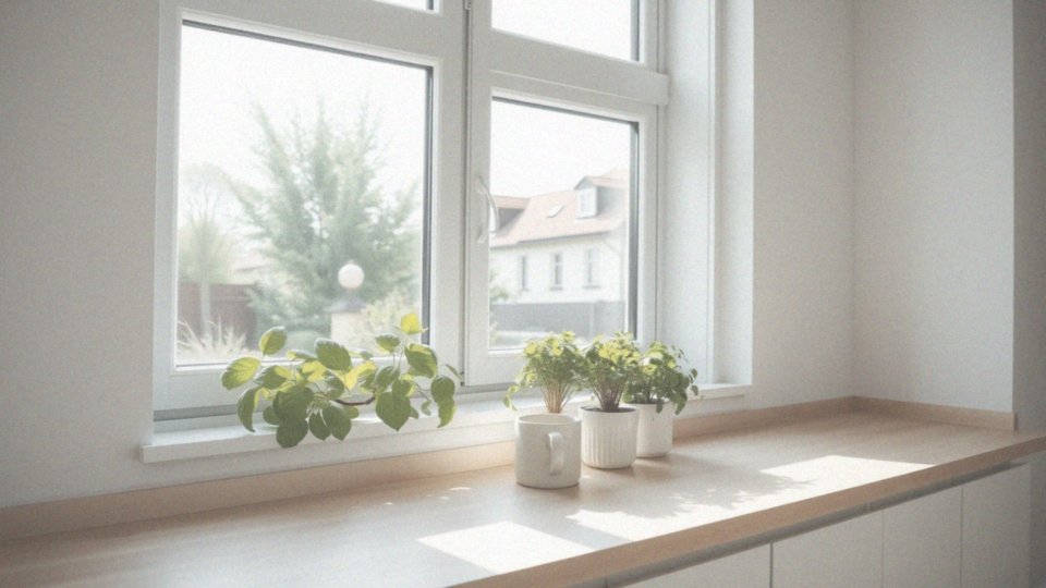 Jakie kreatywne aranżacje blatu pod oknem w kuchni?