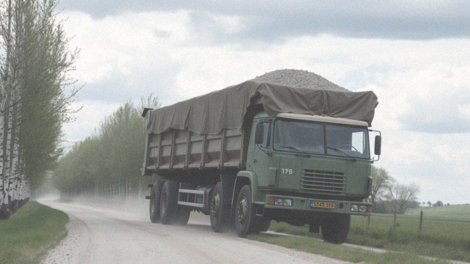 Jak transportować kruszywo do utwardzenia podwórka?