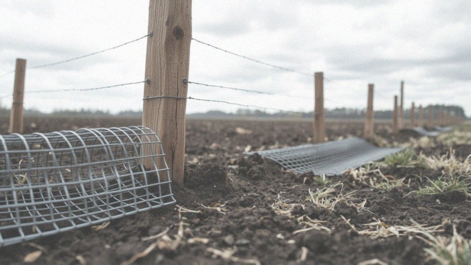 Jak należy przygotować siatkę przed zamontowaniem do słupków?