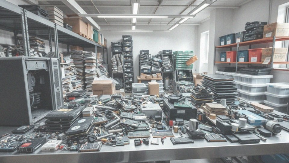 Jak wygląda proces segregacji komponentów w starych komputerach?