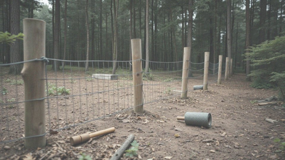 Montaż siatki leśnej na słupkach drewnianych – praktyczny przewodnik